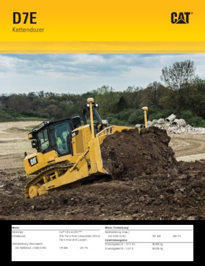 Buldożery Caterpillar D7E