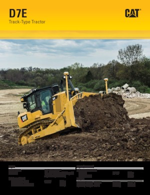 Buldożery Caterpillar D7E WH