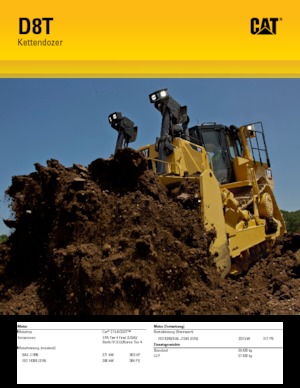 Buldożery Caterpillar D8T