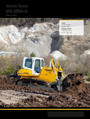 Buldożery Liebherr PR 734-4 L