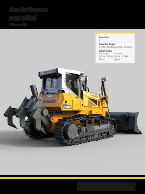 Buldożery Liebherr PR 736 L G8.0