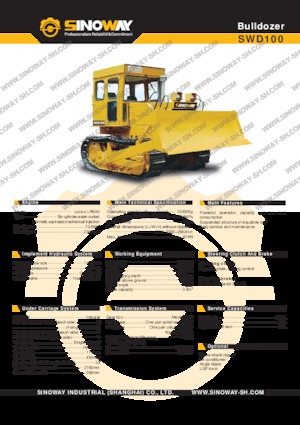 Buldożery Sinoway SWD100 