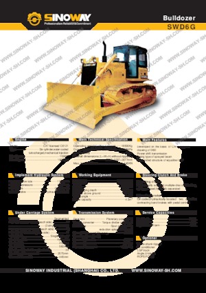 Buldożery Sinoway SWD6G 