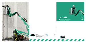 Gąsienicowe, przegubowe podnośniki koszowe Kato Imer Lem 1200