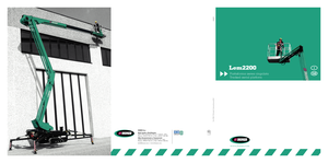 Gąsienicowe, przegubowe podnośniki koszowe Kato Imer Lem 2200