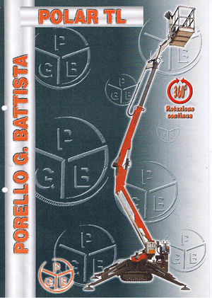 Gąsienicowe, przegubowe podnośniki koszowe Porello Polar TL 14,5