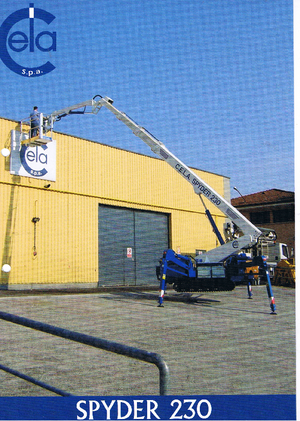 Gąsienicowe platformy teleskopowe CELA Spyder 230