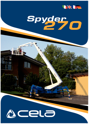Gąsienicowe platformy teleskopowe CELA Spyder 270