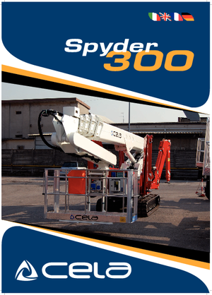 Gąsienicowe platformy teleskopowe CELA Spyder 300