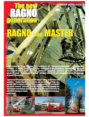 Gąsienicowe platformy teleskopowe Palazzani TSJ 39