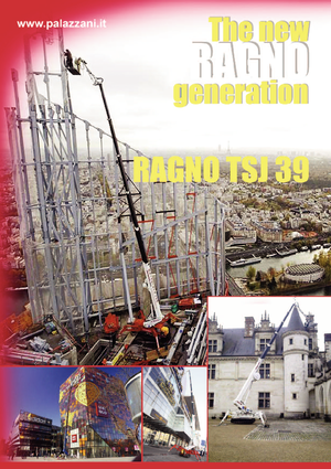 Gąsienicowe platformy teleskopowe Palazzani TSJ 39 C