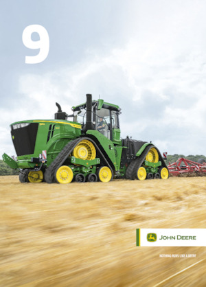 Ciągniki na gąsienicach gumowych John Deere 9RT 590 
