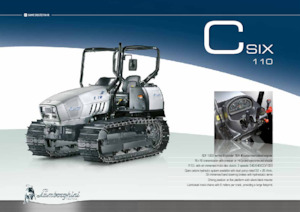 Ciągniki na gąsienicach gumowych Lamborghini C.110 SIX