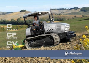 Ciągniki na gąsienicach gumowych Lamborghini CF.90 C