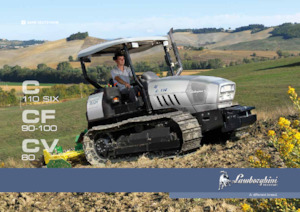 Ciągniki na gąsienicach gumowych Lamborghini CV.80 C