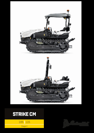 Ciągniki na gąsienicach gumowych Lamborghini Strike CM 115 