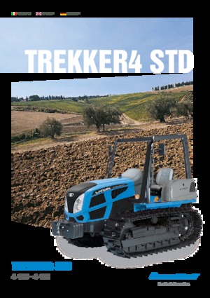 Ciągniki na gąsienicach gumowych Landini Trekker 4-115 STD 