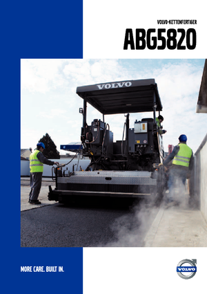 Gąsienicowe rozściełacze asfaltu Volvo ABG5820