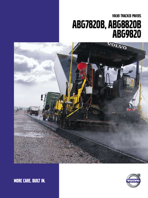 Gąsienicowe rozściełacze asfaltu Volvo ABG8820