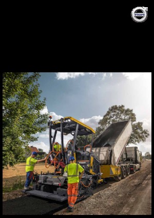 Gąsienicowe rozściełacze asfaltu Volvo ABG5820