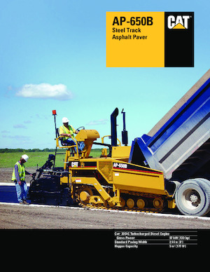 Gąsienicowe rozściełacze asfaltu Caterpillar AP650B