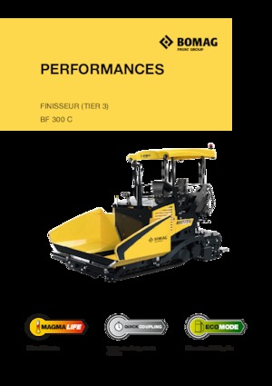 Gąsienicowe rozściełacze asfaltu Bomag BF 300 C-S 340-2