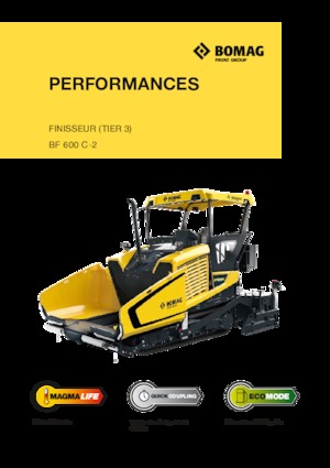 Gąsienicowe rozściełacze asfaltu Bomag BF 600 C 2 S 600