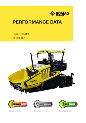 Gąsienicowe rozściełacze asfaltu Bomag BF 600 C 3 S 600