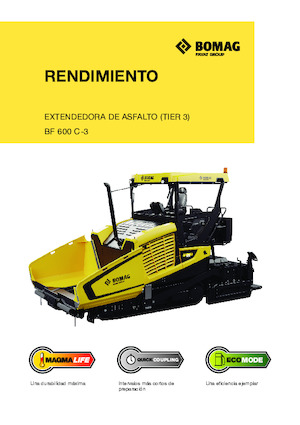 Gąsienicowe rozściełacze asfaltu Bomag BF 600 C 3 S 500