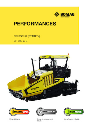 Gąsienicowe rozściełacze asfaltu Bomag BF 600 C 3 S 600