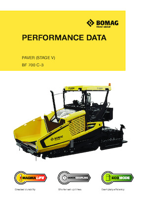 Gąsienicowe rozściełacze asfaltu Bomag BF 700 C 3 S 500