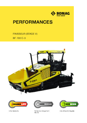 Gąsienicowe rozściełacze asfaltu Bomag BF 700 C 3 S 500