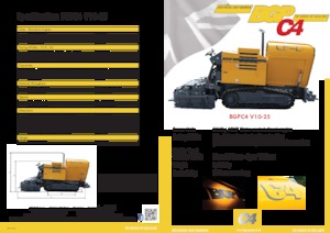 Gąsienicowe rozściełacze asfaltu BGP BGP-C 4