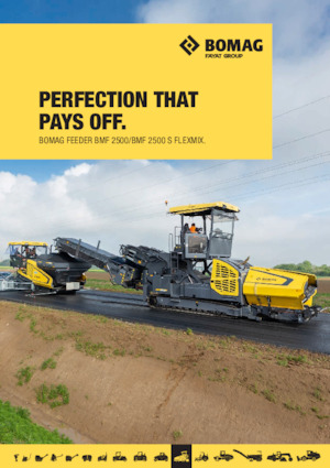 Gąsienicowe rozściełacze asfaltu Bomag BMF 2500 S FLEXMIX