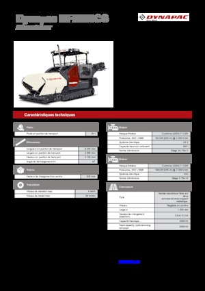 Gąsienicowe rozściełacze asfaltu Dynapac MF2500CS