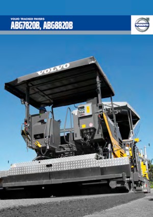 Gąsienicowe rozściełacze asfaltu Volvo ABG7820B