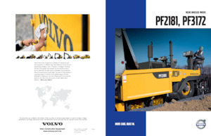 Gąsienicowe rozściełacze asfaltu Volvo PF2181