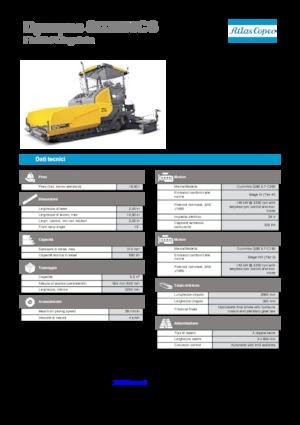 Gąsienicowe rozściełacze asfaltu Dynapac SD 2500 CS