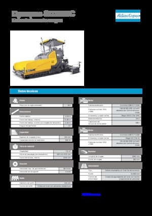 Gąsienicowe rozściełacze asfaltu Dynapac SD 2550 C