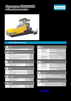 Gąsienicowe rozściełacze asfaltu Dynapac SD 2550 C
