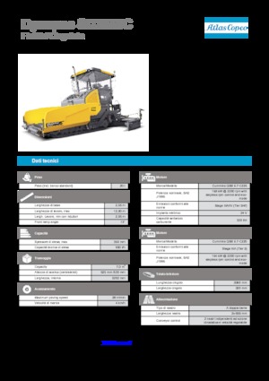Gąsienicowe rozściełacze asfaltu Dynapac SD 2550 C