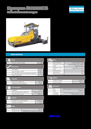 Gąsienicowe rozściełacze asfaltu Dynapac SD 2550 CS