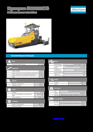 Gąsienicowe rozściełacze asfaltu Dynapac SD 2550 CS