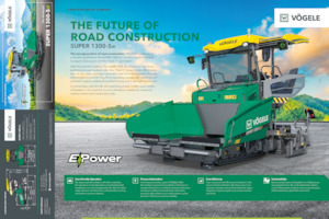 Gąsienicowe rozściełacze asfaltu Vögele SUPER 1300-5e