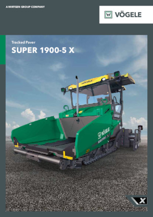Gąsienicowe rozściełacze asfaltu Vögele SUPER 1900-5 X