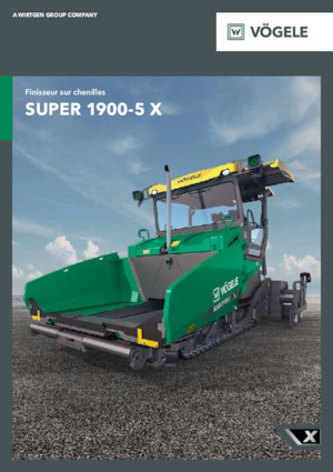Gąsienicowe rozściełacze asfaltu Vögele SUPER 1900-5 X