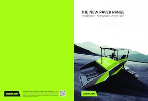Gąsienicowe rozściełacze asfaltu Zoomlion ZPS1280