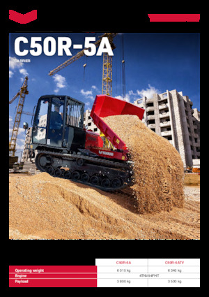 Wozidła gąsienicowe Yanmar C50R-5A  