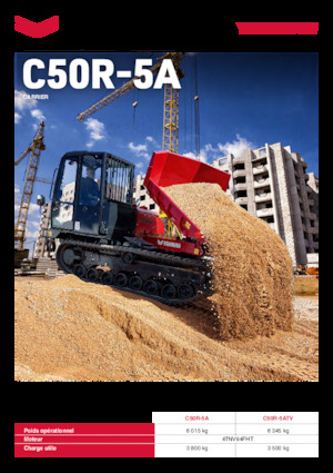Wozidła gąsienicowe Yanmar C50R-5A  