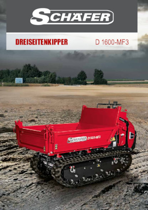 Wozidła gąsienicowe SCHÄFER D 1600-MF3